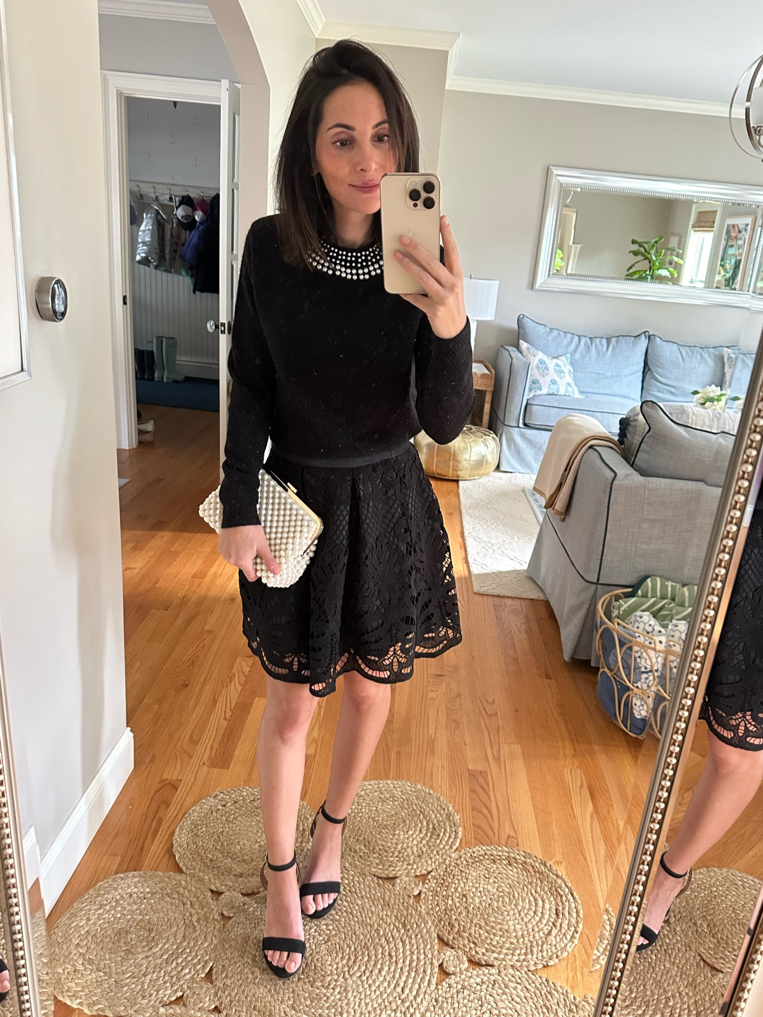 Use code: coco10 at checkout 
Wearing xxs in sweater and skirt
Shoes run tts 


#LTKHoliday #LTKSeasonal #LTKHolidaySale