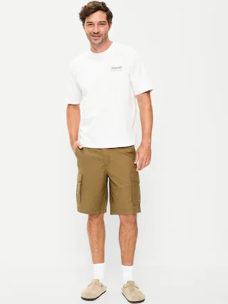 90's Loose Lived-In Cargo Shorts -- 10-inch inseam | Old Navy (US)