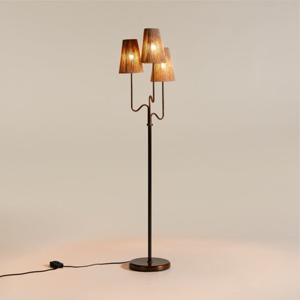 Ellery 3-Light Floor Lamp by Jake Arnold + Reviews | Crate & Barrel