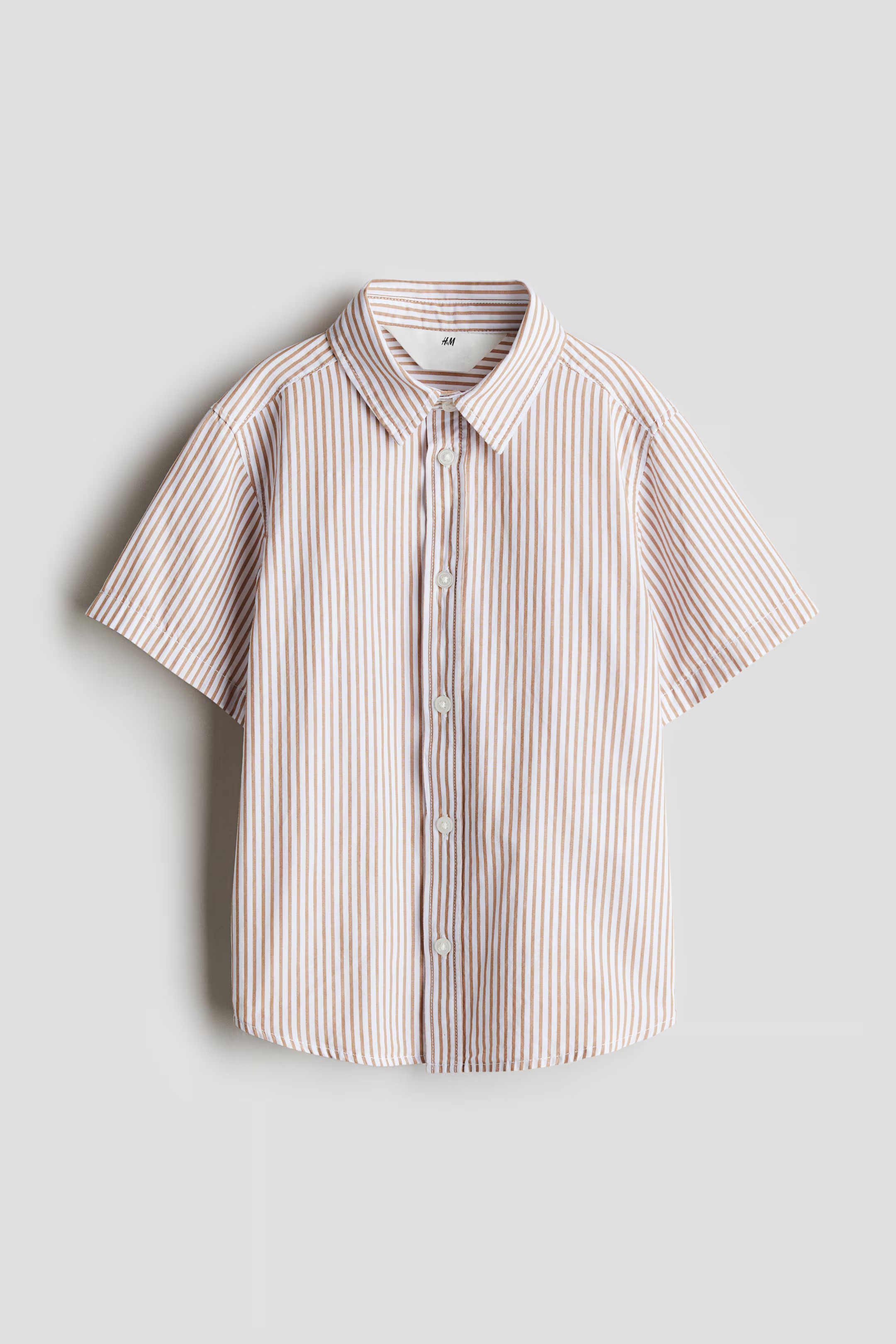 Short-sleeved Cotton Shirt | H&M (US + CA)