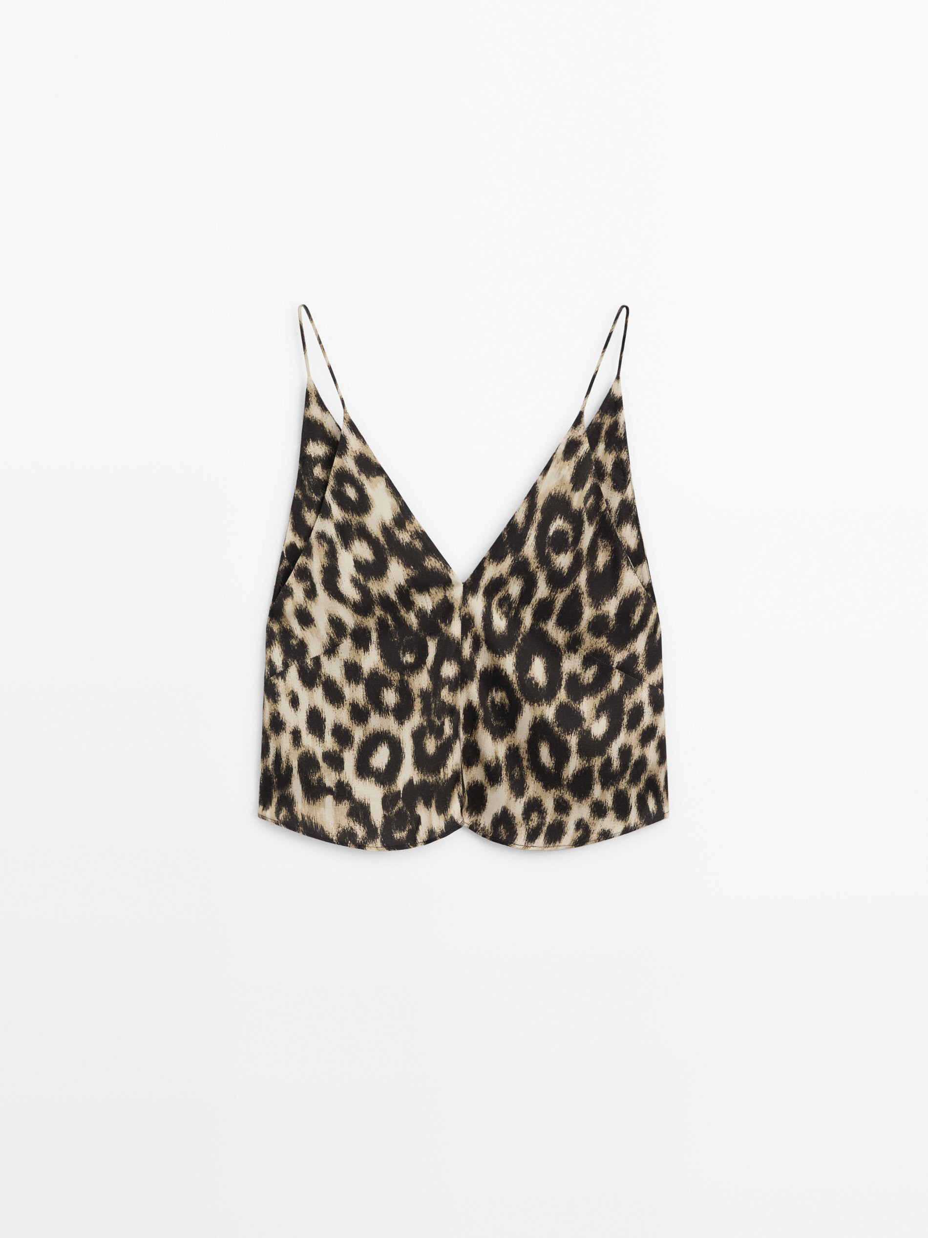 Trägertop mit Animalprint | Massimo Dutti DE