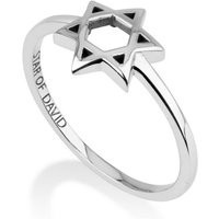 Star Of David Ring, Jewish Sterling Silver Engraved Jewelry, Handwriting Israel Jewelry | Etsy (US)