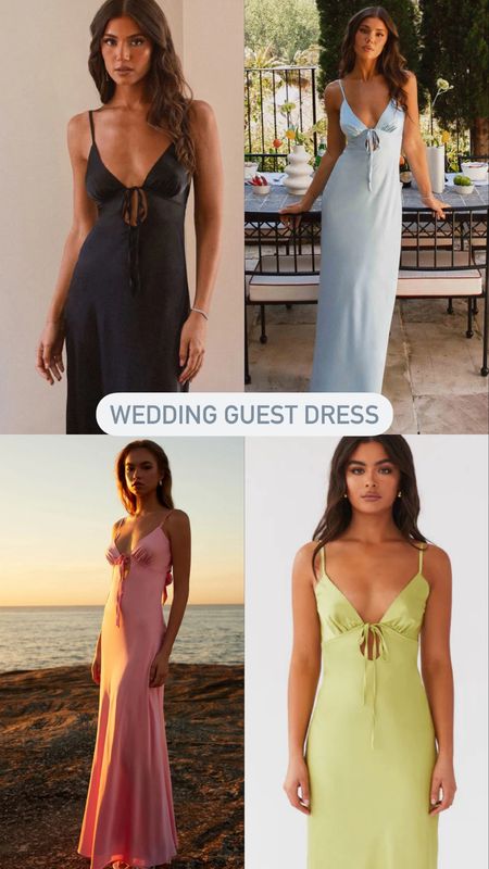 Summer wedding guest dress in multiple colors ✨

Satin dresses, midi dress, maxi dress, wedding guest, dresses 



#LTKTravel #LTKFindsUnder100 #LTKWedding