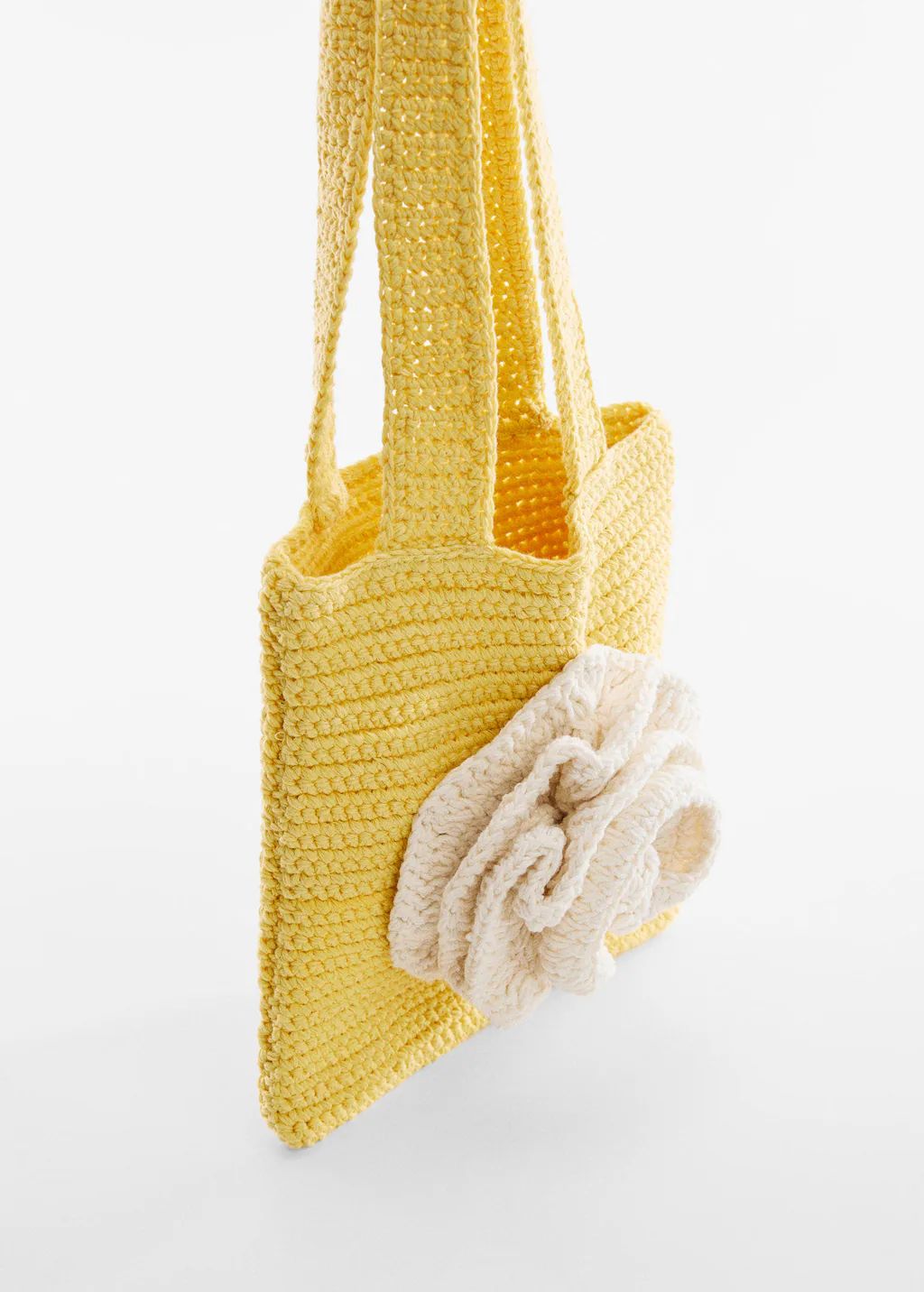 Crochet flower bag | MANGO (US)