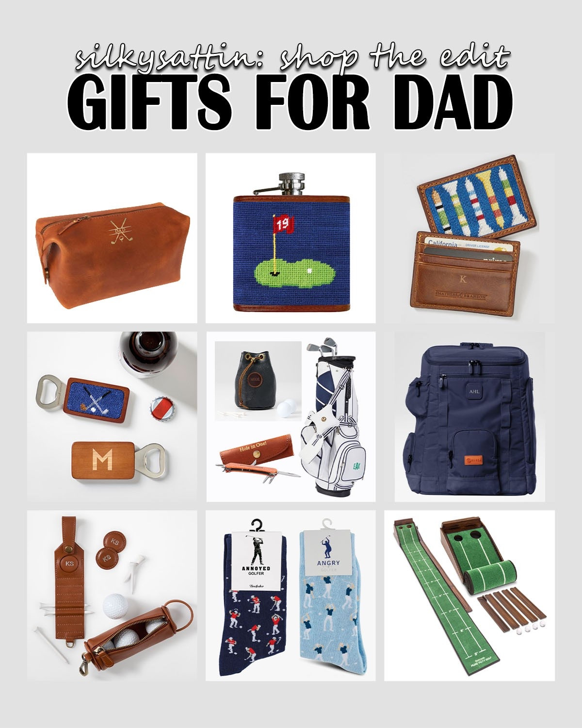 Shop the Edit: Gifts for Dad

Still looking for the perfect gift for your favorite golf lover? Here are some ideas to get you started. You’re sure to find something you love too.

happy father’s day, gifts for dad, dad of the year, golf game, player gift ideas, gift ideas #happyfathersday #giftsfordad, #dadoftheyear #golfgame #playergiftideas #giftideas

#LTKMens #LTKSaleAlert