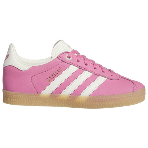 Girls Preschool adidas Originals adidas Originals Gazelle - Girls' Preschool Shoe Pink Fusion/Ivory Size 12.0 | Kids Foot Locker (US)
