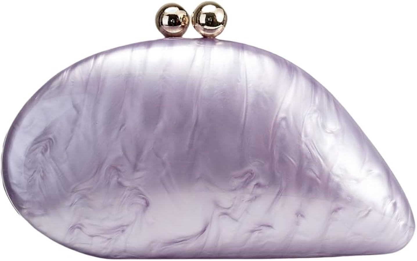 UMREN Seashell Chain Shoulder Bag for Women Acrylic Evening Clutch Bag Glitter Marble Purse Handb... | Amazon (US)