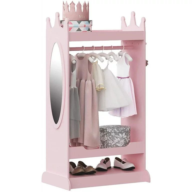 UTEX Kids See and Store Dress-up Center, Kids Costume Organizer, Open Hanging Armoire Closet,Pret... | Walmart (US)