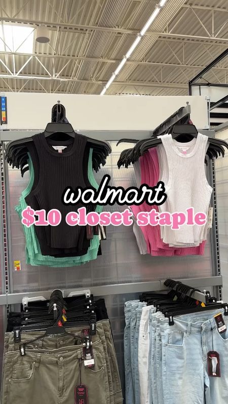 New $10 sweater tanks at walmart! These are a closet staple! I’ll be wearing them all spring and summer long!

**sizing:
Tanks: M, these fit tts, but I sized up one.
Shorts: 2, fit tts
Sandals: 8.5, fit tts

#walmartfashion #walmartfinds #walmartstyle #ltkunder10 #closetstaple #getthelookforless 

#LTKfindsunder50 #LTKVideo