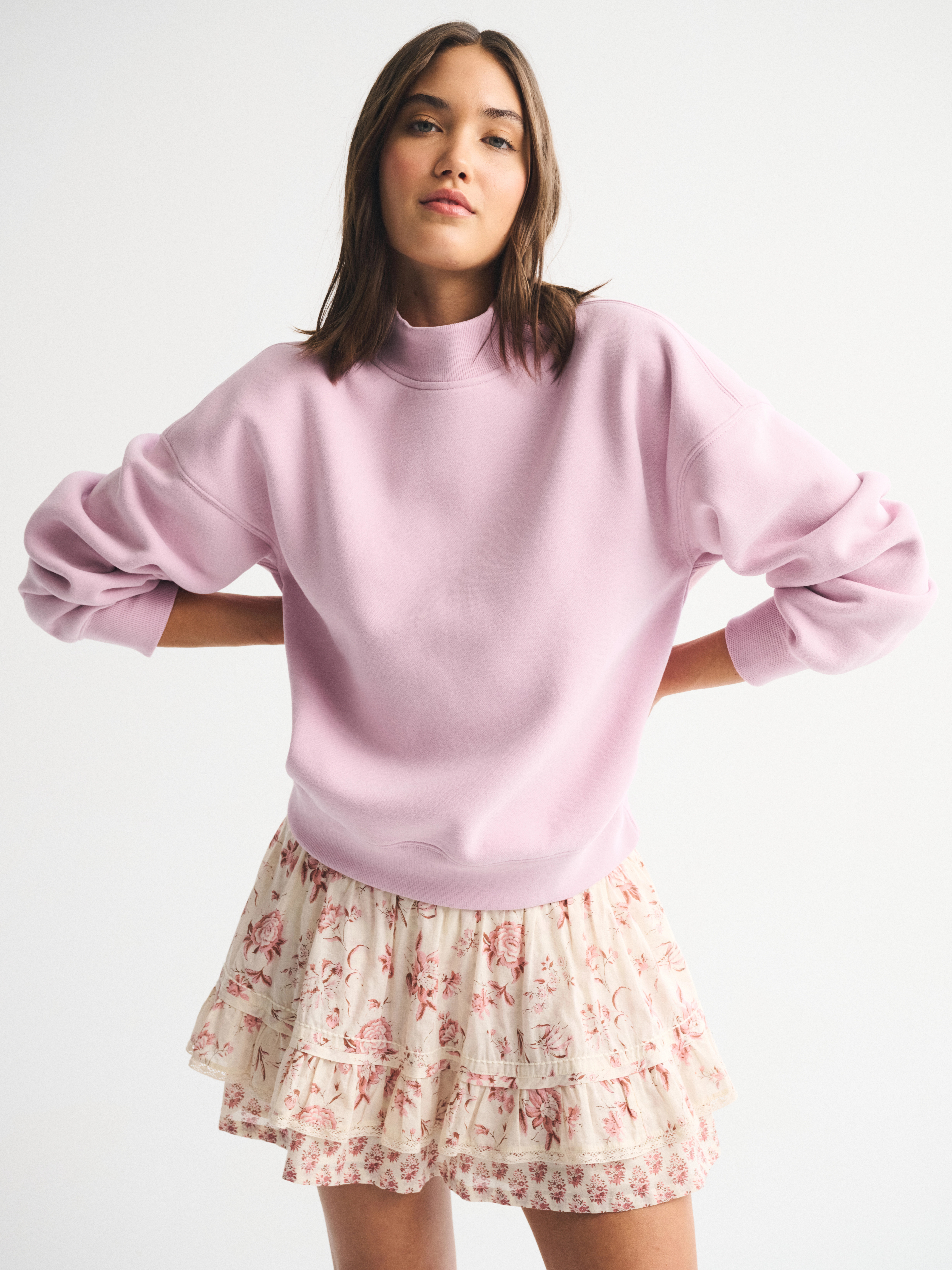 Sunday Mockneck Crew | Abercrombie & Fitch (US)