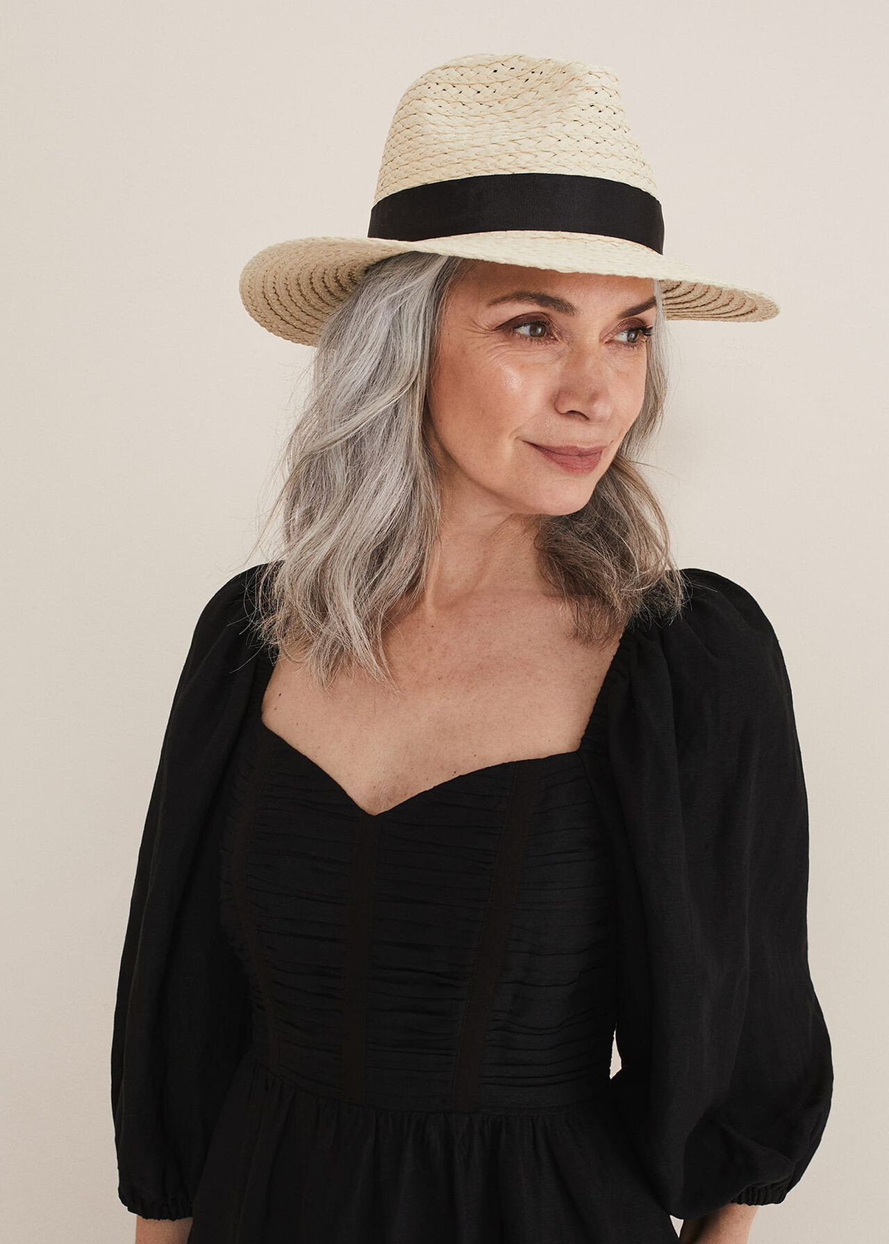 Straw Fedora Hat | Phase Eight (UK)