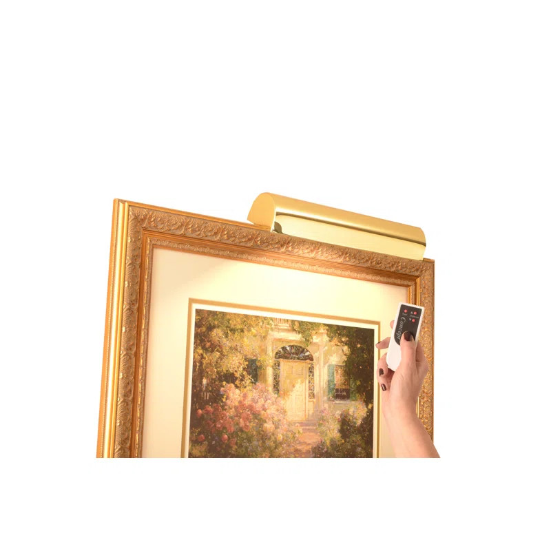 Battery Operated Dimmable LED Wall Mounted Picture Light with Remote | Wayfair North America