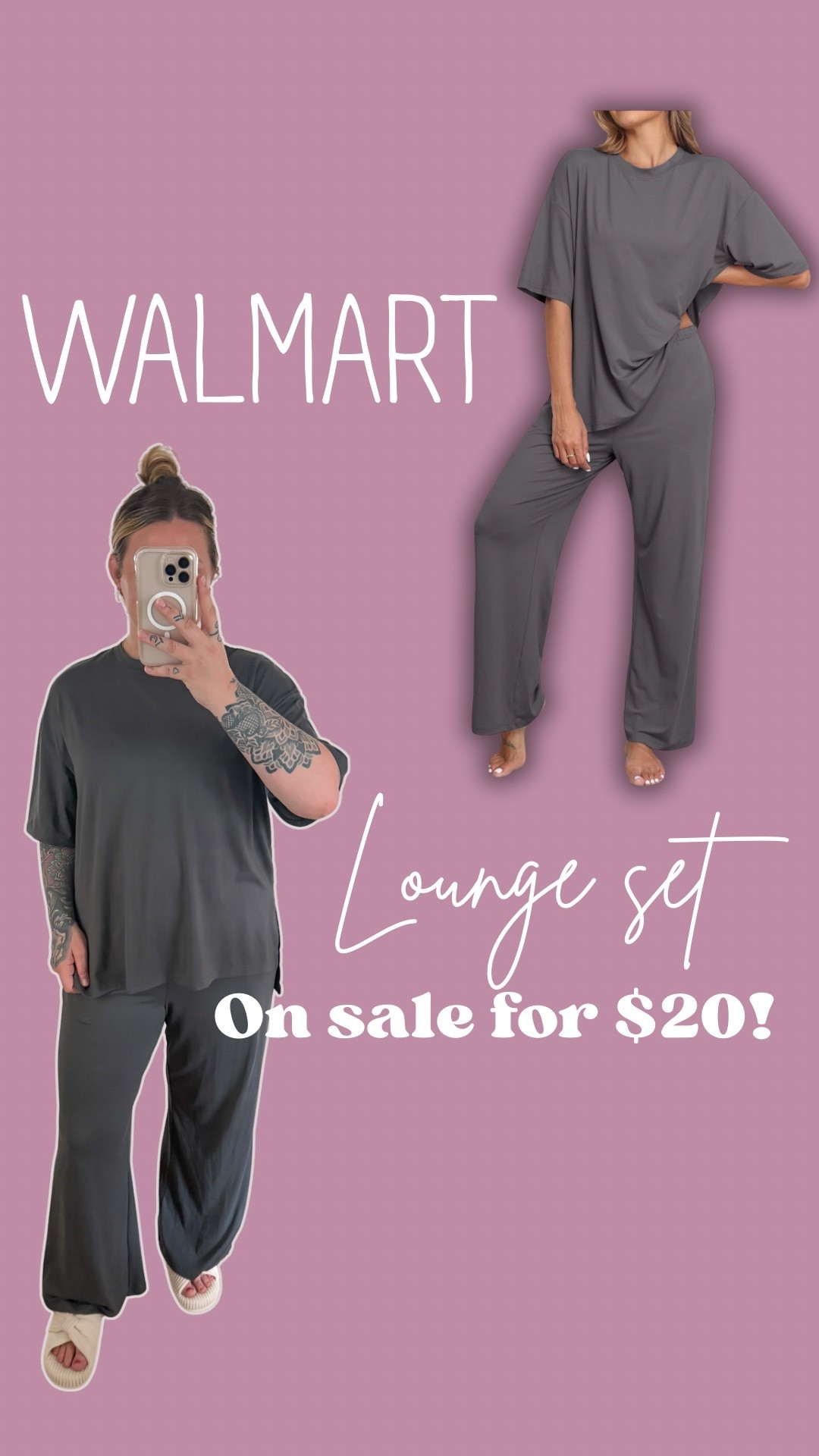 Walmart still has this SOFT lounge set on sale for $19.29!! I have it in 3 other colors!

#LTKFindsUnder100 #LTKSaleAlert #LTKFindsUnder50