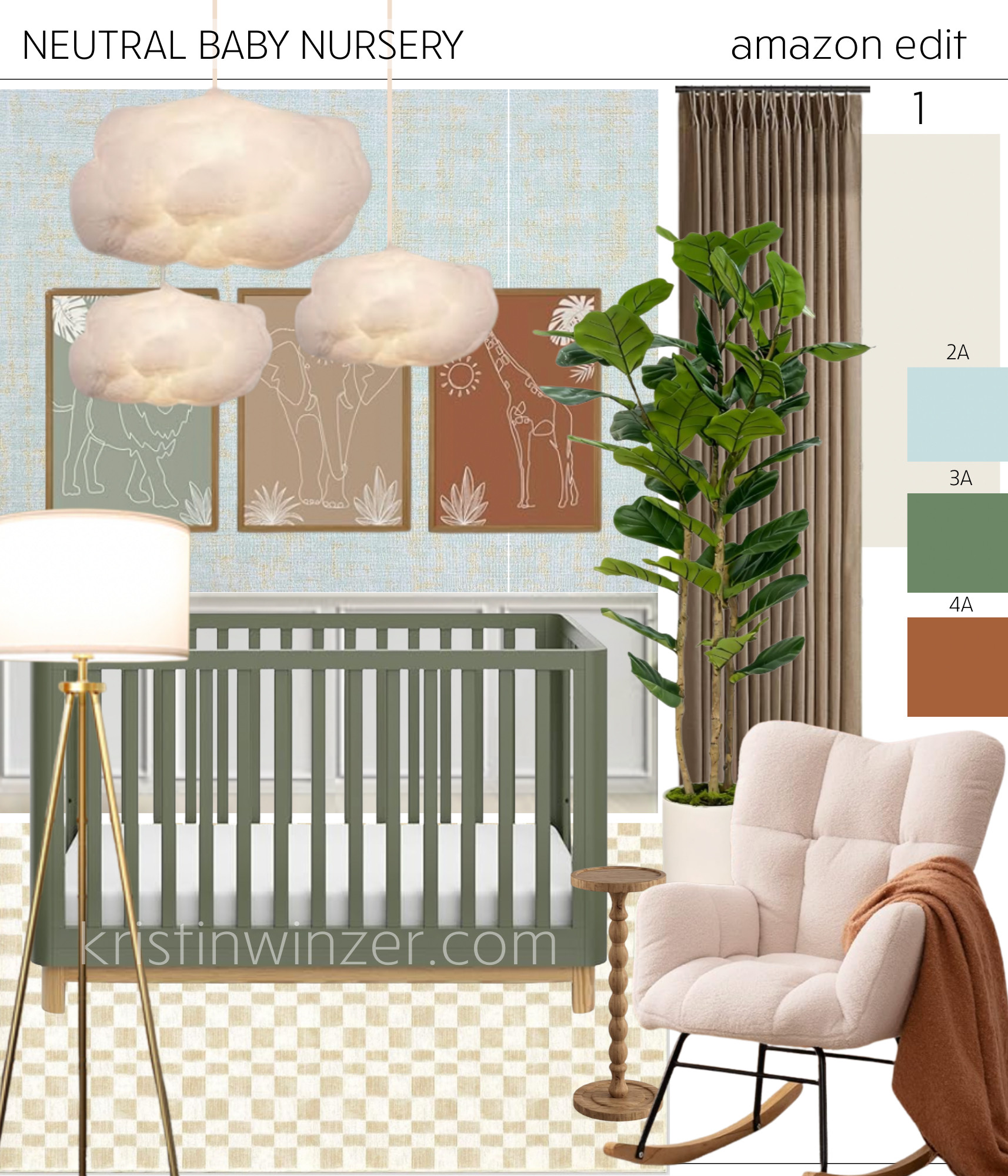 Airy, soothing, and muted, this neutral baby nursery is so sweet.  

 #LTKHome #LTKBaby #LTKKids