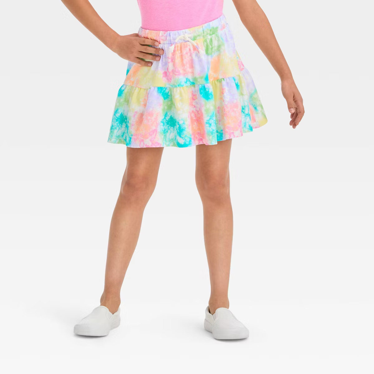 Girls' Knit Tiered Skort - Cat & Jack™ | Target