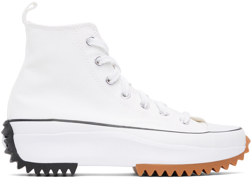 White Run Star Hike Hi Sneakers | SSENSE