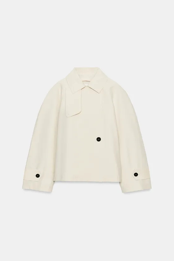 ZW COLLECTION SHORT TRENCH COAT | Zara US
