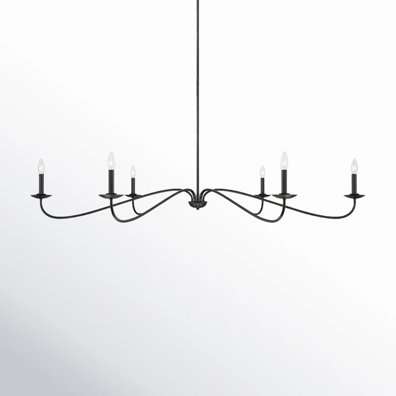 Zoyla 6 Light Metal Dimmable Chandelier | Joss & Main