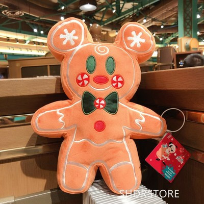 SHDR Christmas 2020 Mickey mouse gingerbread plush shanghai disney disneyland  | eBay | eBay CA