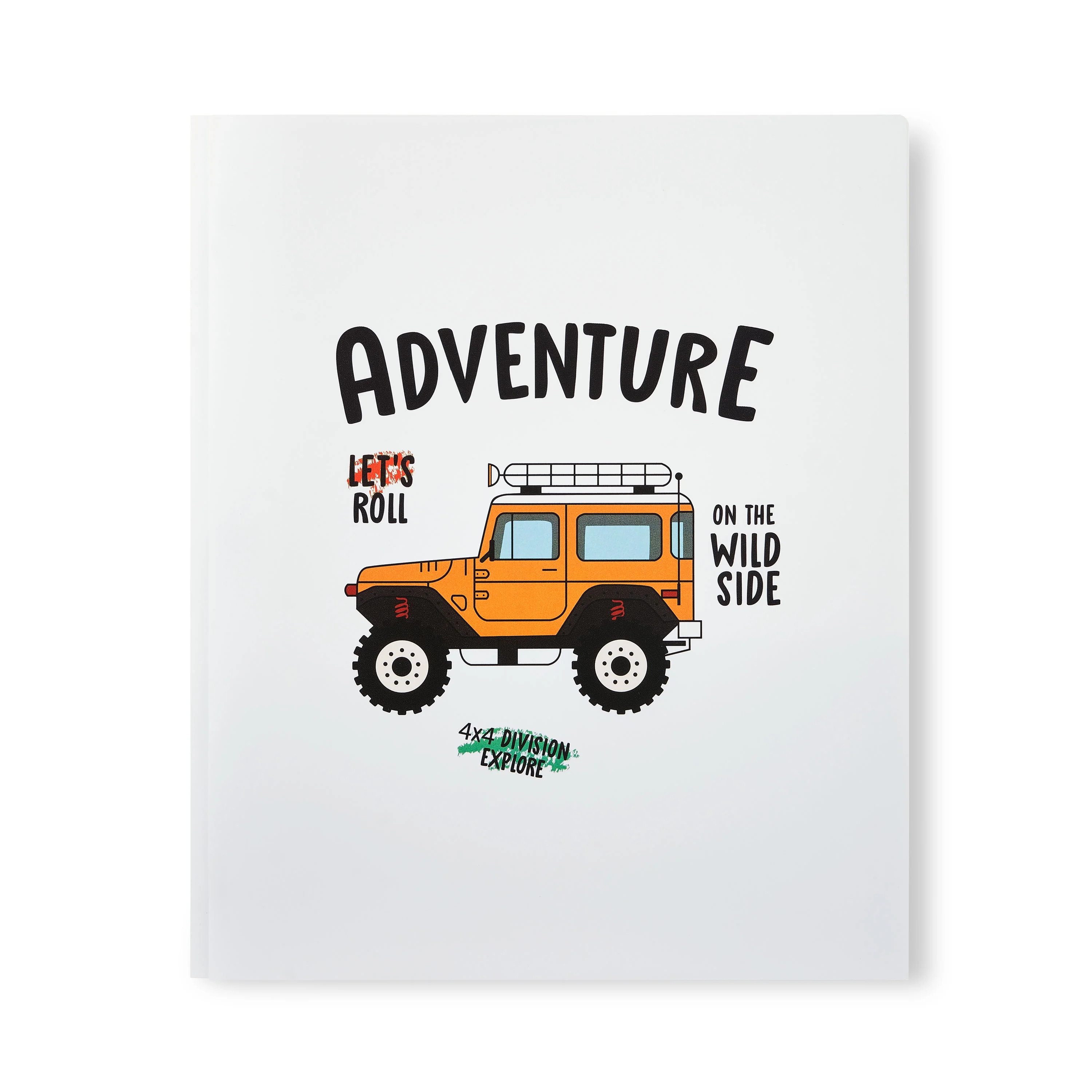 Pen+Gear 3-Prong Poly Folder, White with Adventure Car, 9.4"x11" | Walmart (US)
