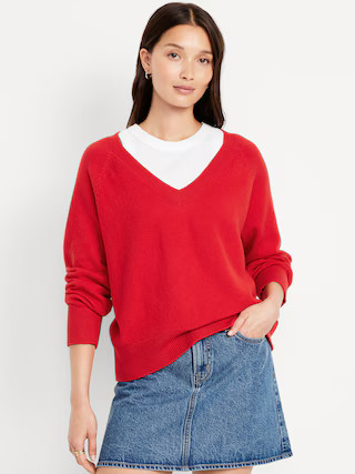 SoSoft Loose V-Neck Sweater | Old Navy (US)