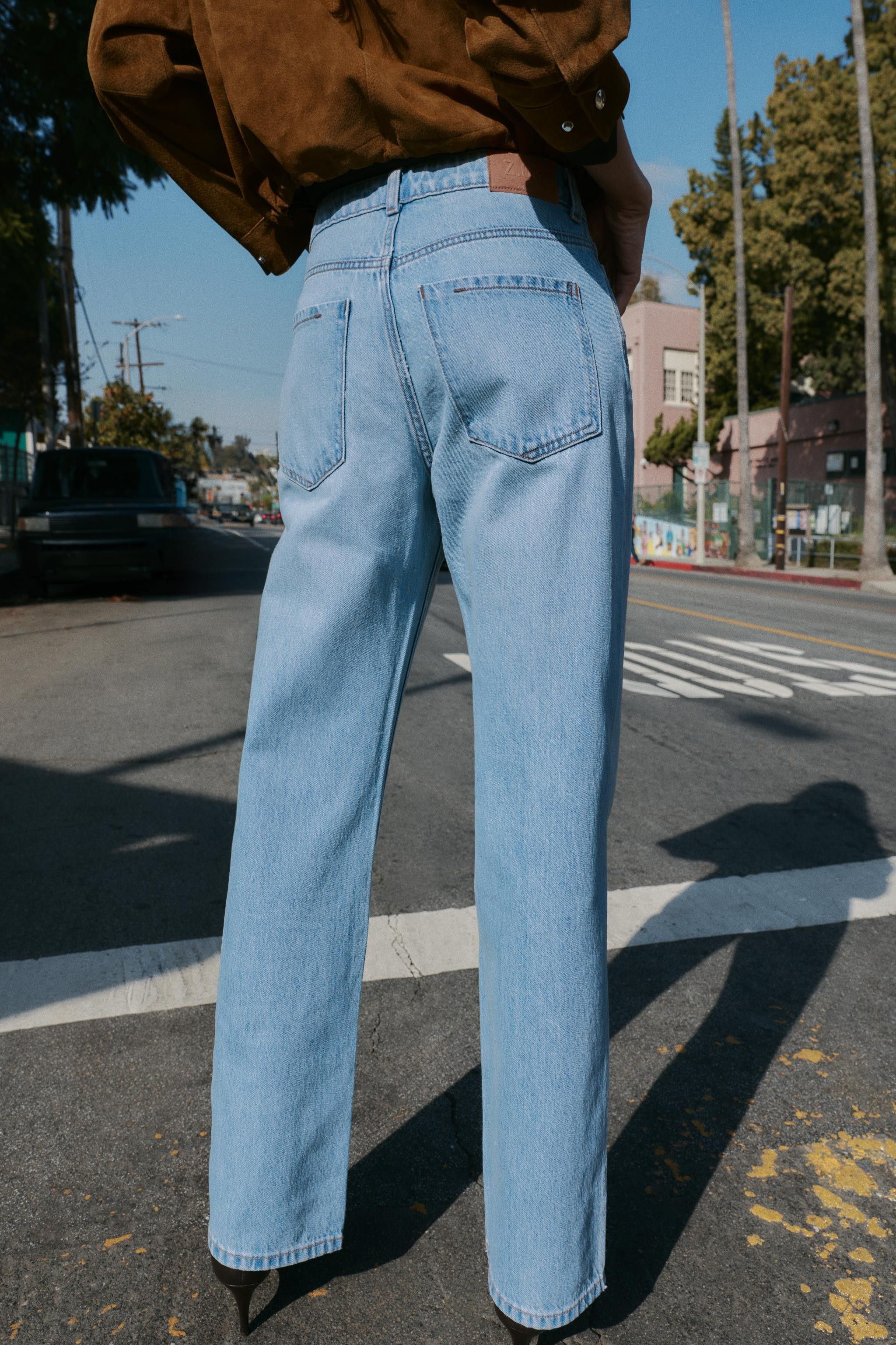 Z.03 STRAIGHT HIGH-WAIST LONG LENGTH JEANS | Zara UK