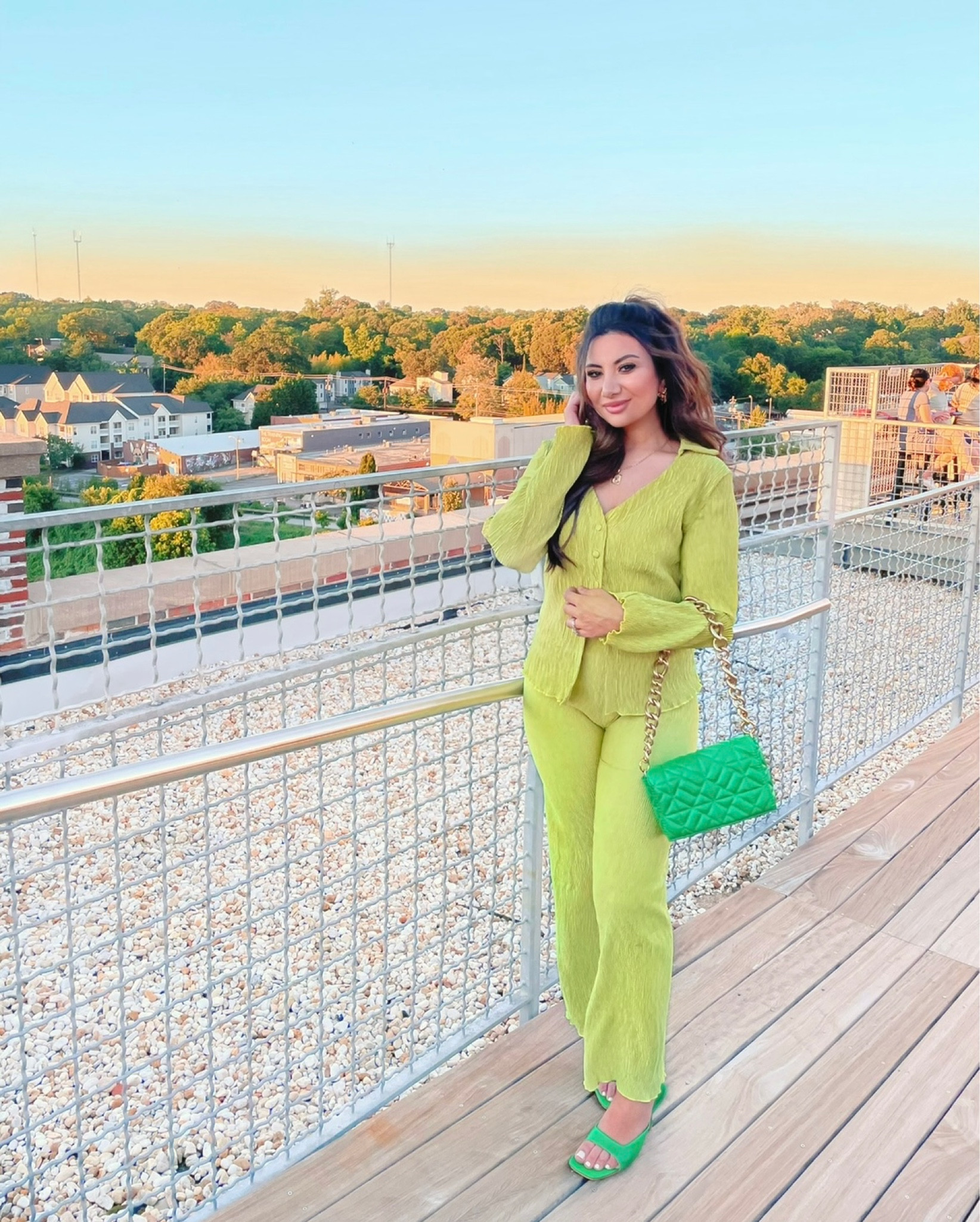 Love this summer outfit, all from Shein! This green quilted bag is a great Zara dupe, I loved it so much that I purchased it in almost every color! I also added a few other colors/similar styles to the purse and heels I’m wearing that I also have. 

Matching set 
2 piece set
Zara dupe
Green outfit 
Summer outfit 
Summer style 
Spring style 
Spring outfit 


#LTKSale #LTKunder50 #LTKstyletip