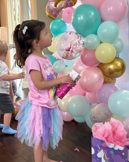 Gabby’s dollhouse birthday. Birthday balloons. 4th birthday party ideas. Gabby’s dollhouse balloon garland. Toddler girl birthday skirt. Toddler girl style. Sprinkle party decor. 4th birthday party decorations. 

#LTKKids #LTKFamily #LTKParties