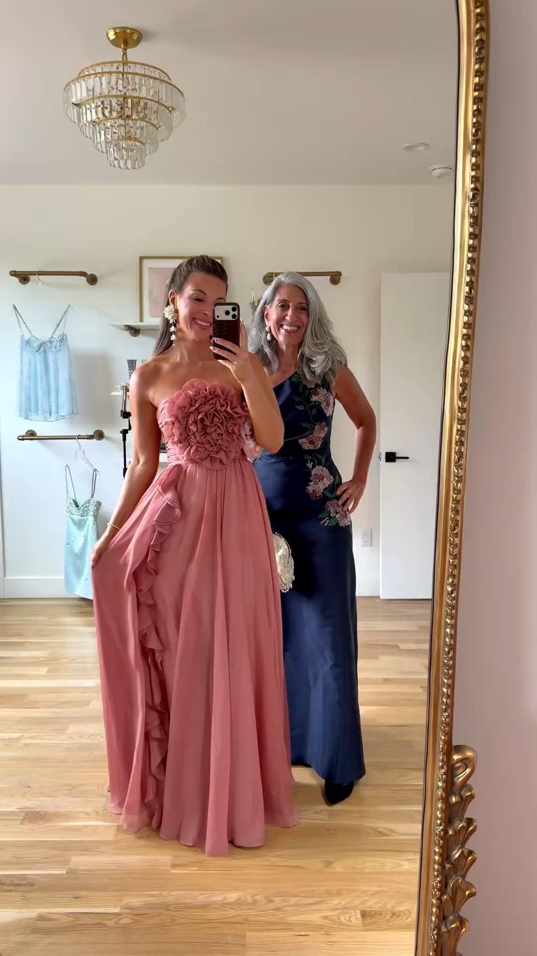 Mom and me wedding guest and formal black tie event dresses 

Dress the population: emerson10

i sized down to xs/0 in all except the first mac duggal & teal aqua i did my normal small/2 
Mom wears a medium/6 she sized down to a 4/small in both the dress the population dresses, & the one shoulder kay under and one shoulder eliza j

Wedding guest
Formal event
Black tie
Special occasion
Winter event
Mother of the bride 
Floral
Lace
Metallic
Off the shoulder
Velvet

#LTKootd #LTKSeasonal #LTKWedding