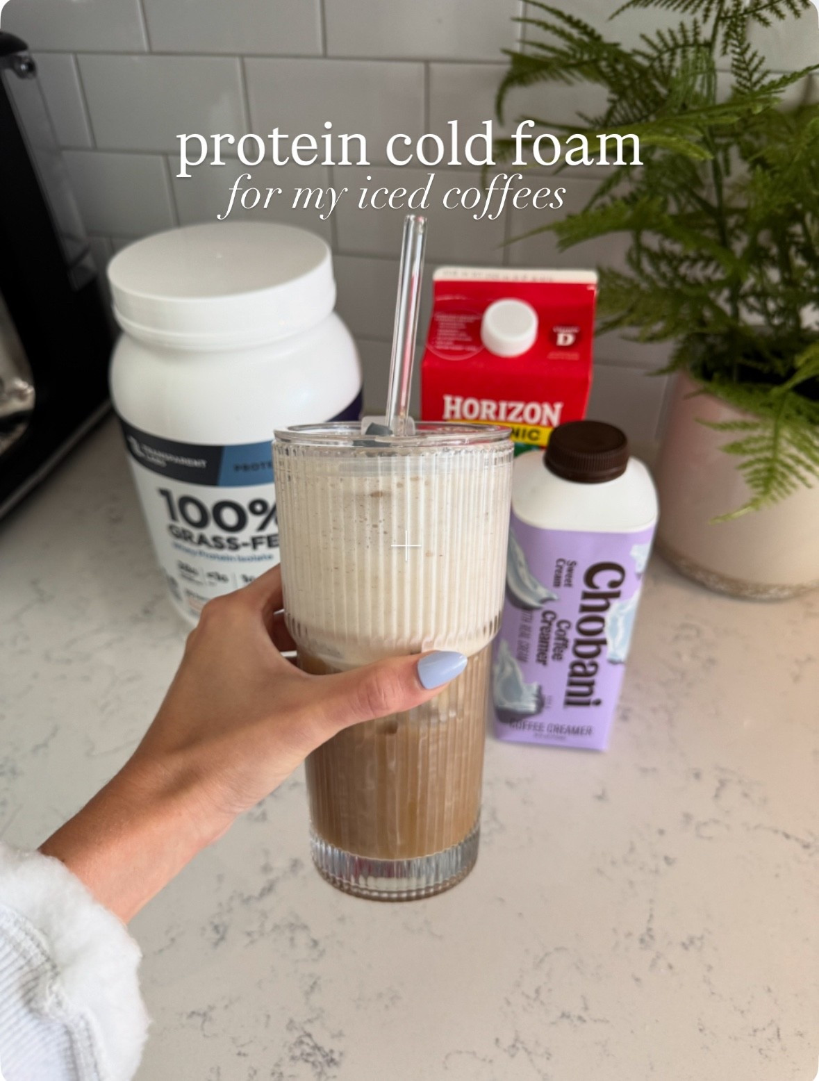 Vanilla sweet cream protein cold foam for my iced coffee 

#LTKFindsUnder100 #LTKFindsUnder50 #LTKSeasonal