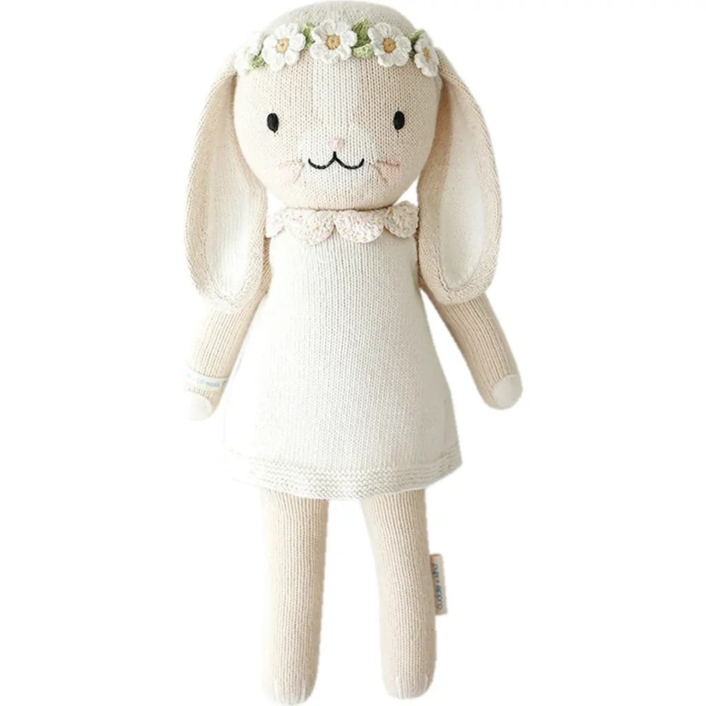 cuddle+kind Hannah the Bunny Stuffed Animal in Cream at Nordstrom | Nordstrom