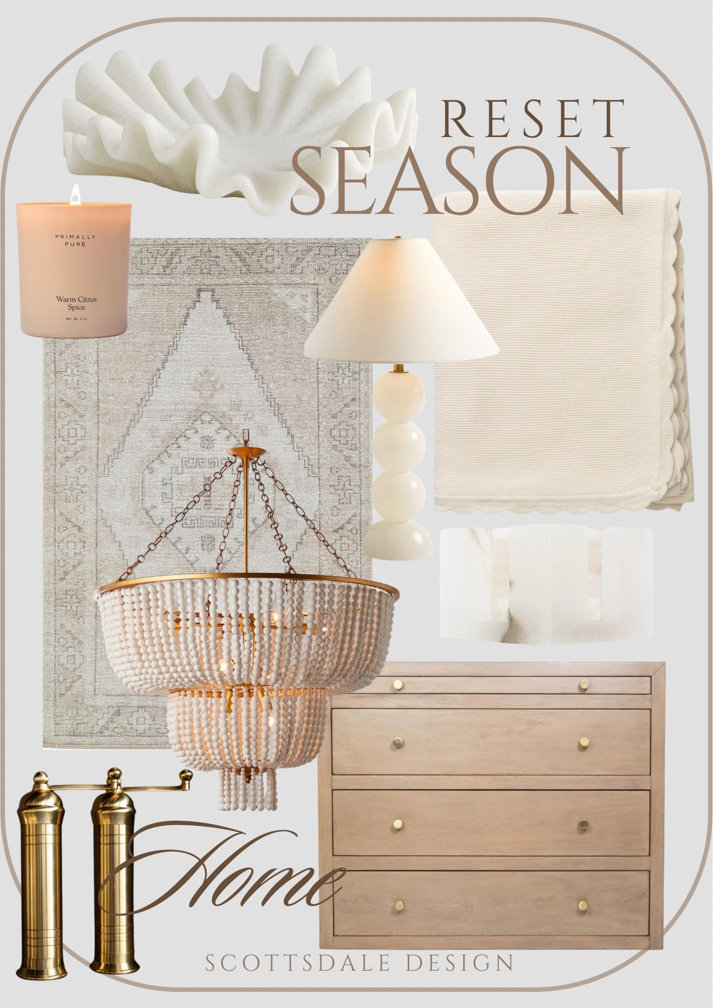 Home refresh finds to elevate your space🤍

Beaded chandelier, nightstand, dresser, scalloped blanket, alabaster lamp, salt grinder

#LTKHome