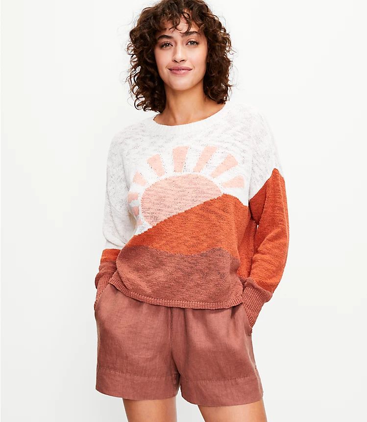 Lou & Grey Sunrise Sweater | LOFT | LOFT