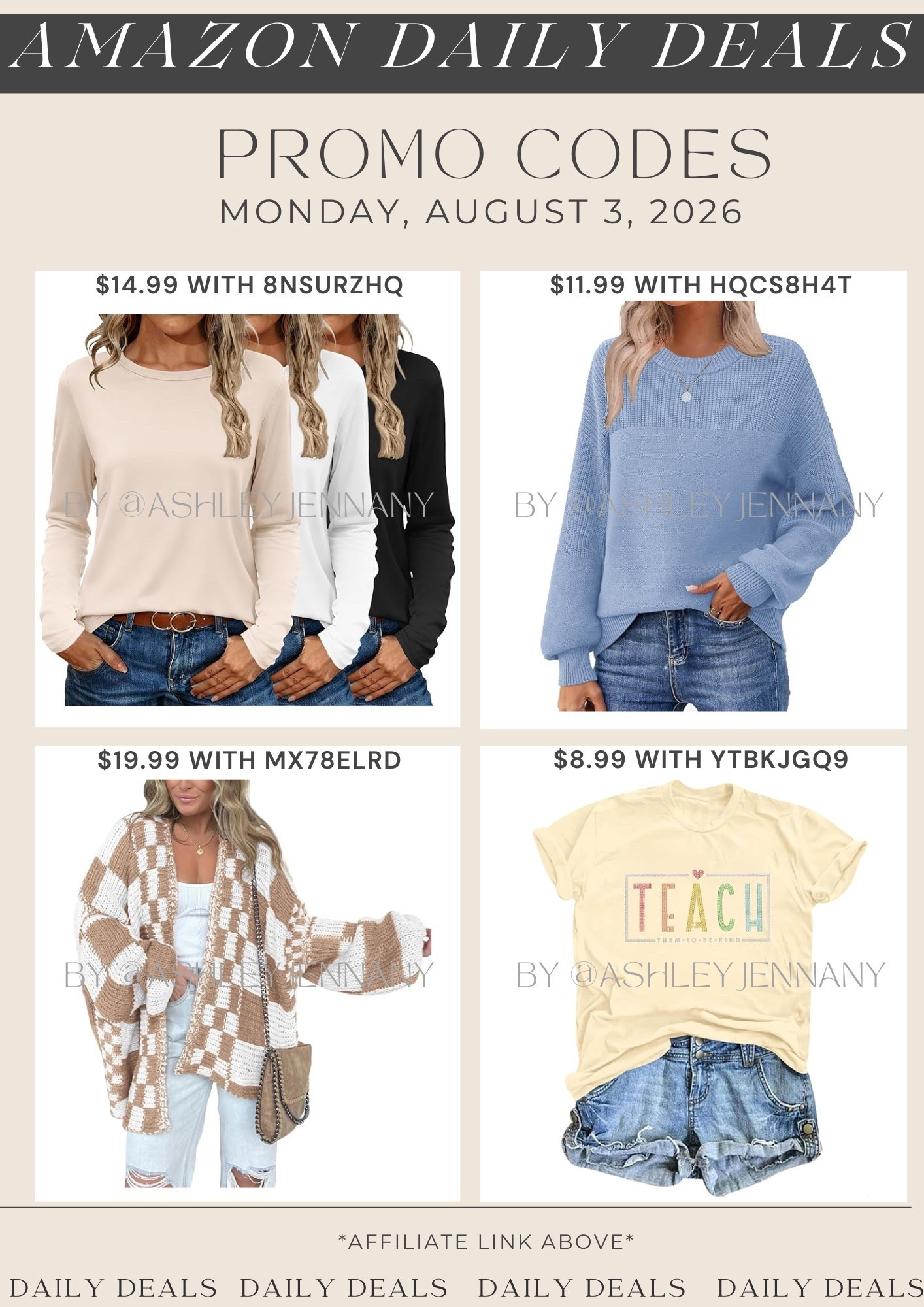 Amazon deals

#LTKSaleAlert #LTKMidsize #LTKSeasonal