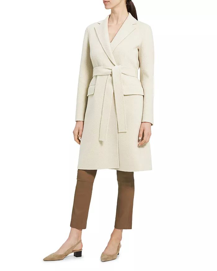 Theory Chevron Belted Wool Coat  Back to Results -  Women - Bloomingdale's | Bloomingdale's (US)