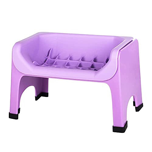 Fluff Trough Elevated Slow Feeder Dog Bowls | Slow Feeder Cat Bowl with Vet Approved & Non-Toxic Silicone Minimizes Neck Strain | Paced Eating Insert Designed for Flat-Faced Pets (Purple) | Amazon (US)