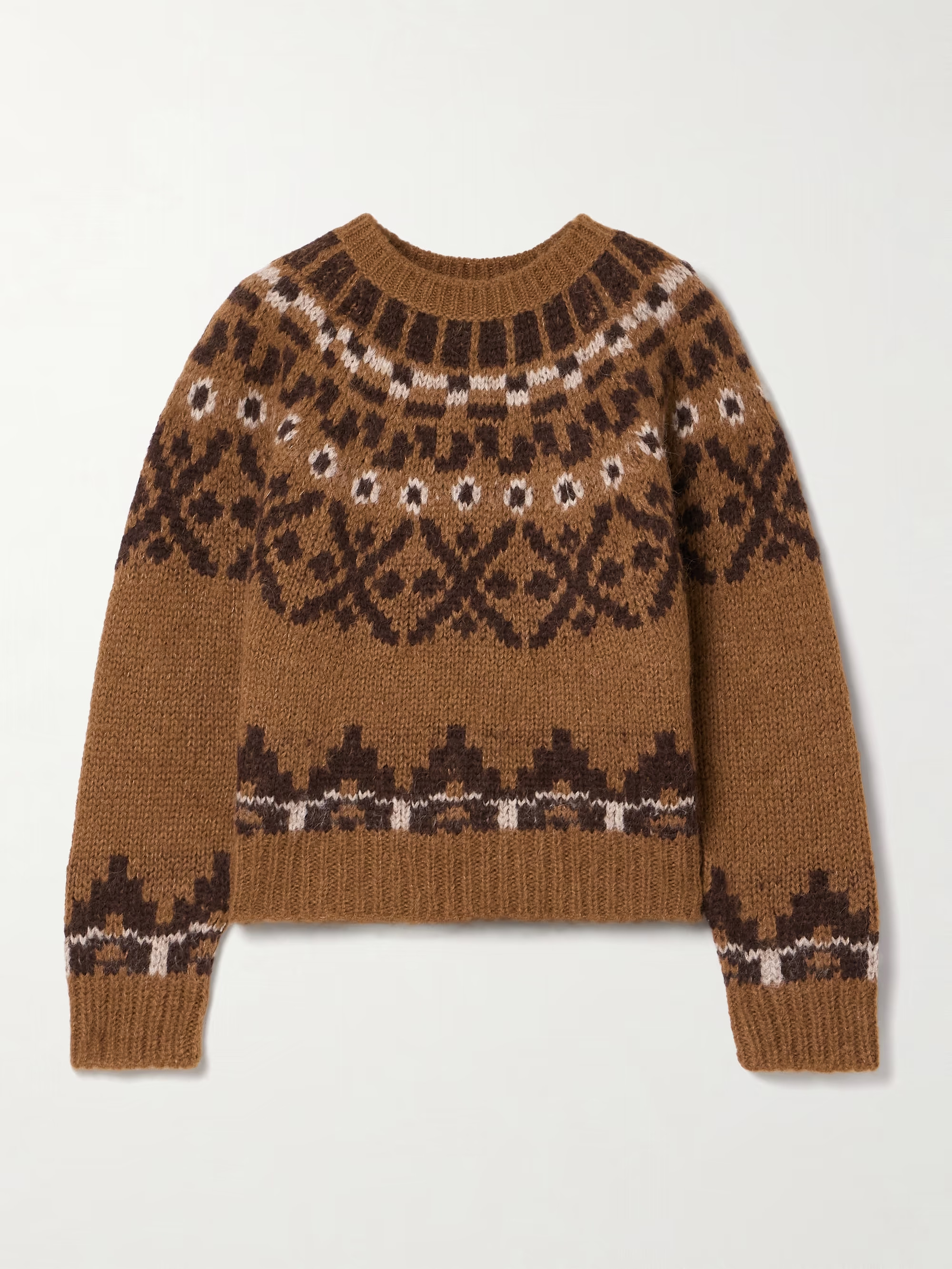 Fair Isle alpaca-blend sweater | NET-A-PORTER (US)