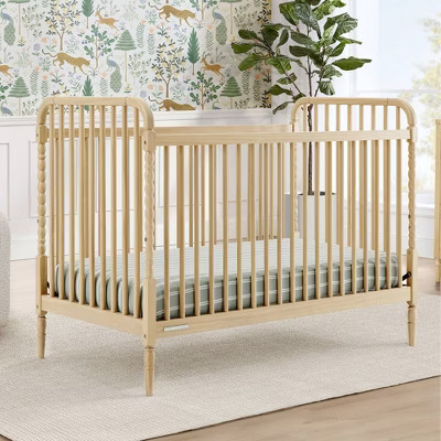 Delta Children Serena 4-in-1 Convertible Crib - Natural Sandstone | Target