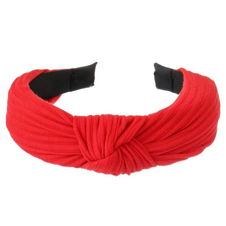 Knot Headbands for Women Girls, Knotted Headband Non Slip Fabric Headbands Knotted Wide Turban Ha... | Walmart (US)