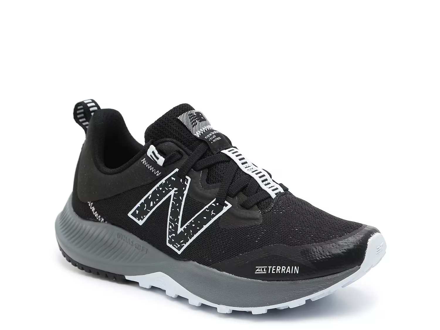 New Balance NITREL v4 Trail Running Shoe - Women's - Black/Grey - Size 6 | DSW