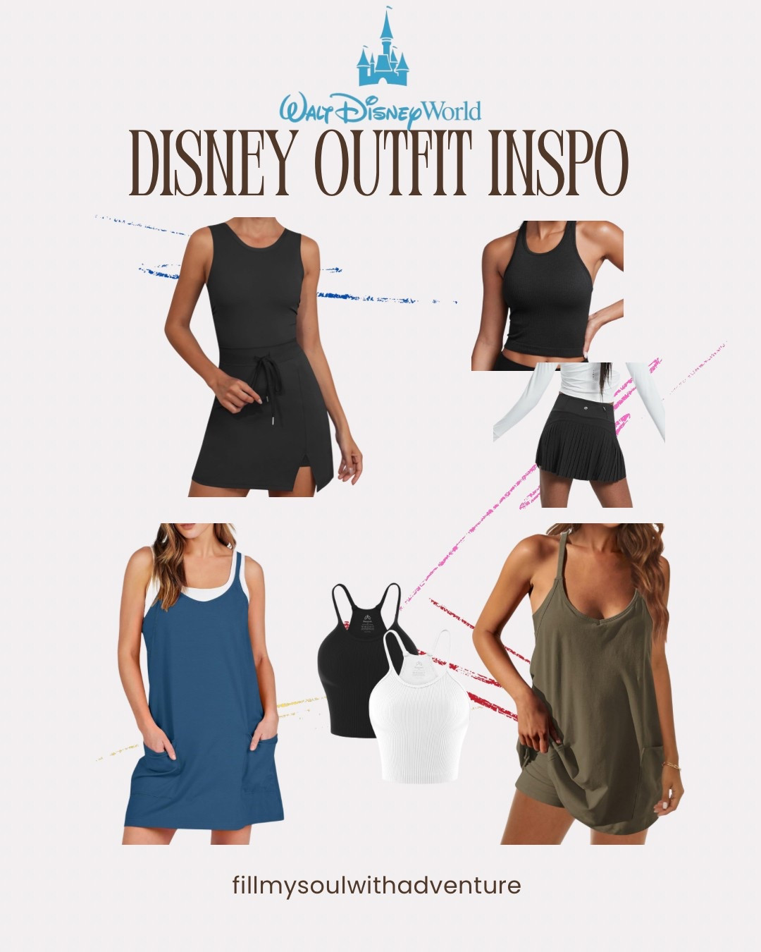 These outfits were game-changers—built-in shorts, breathable fabric, and totally park-approved. I felt confident, stayed cool, and didn’t have to mess with adjusting anything all day.

Trust me, you need these in your suitcase. I linked them all for you—grab them before your next trip! Disney world

[@fillmysoulwithadventure]

#LTKTravel #LTKActive #LTKSaleAlert