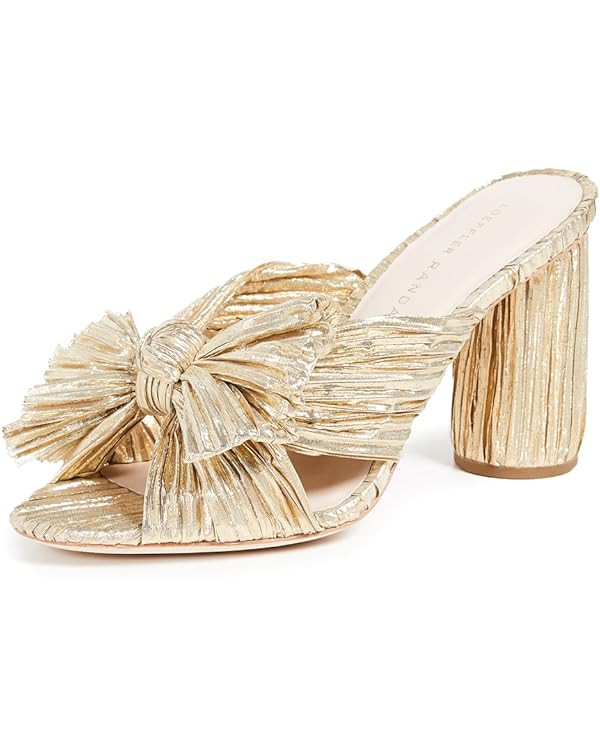 Loeffler Randall Women's Penny Pleated Bow Sandals | Amazon (US)
