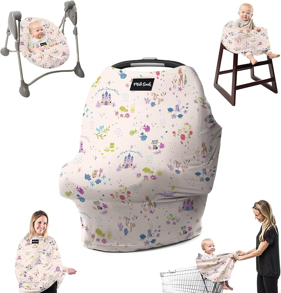 Milk Snob Disney's A Wish Come True 5-in-1 Cover, Added Privacy for Breastfeeding, Baby Car Seat,... | Amazon (US)