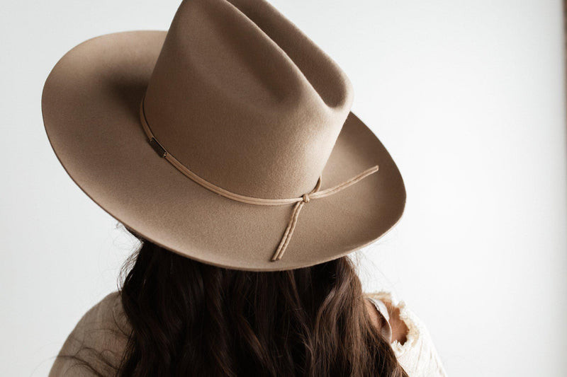 Ezra Western Hat - Tan | Gigi Pip