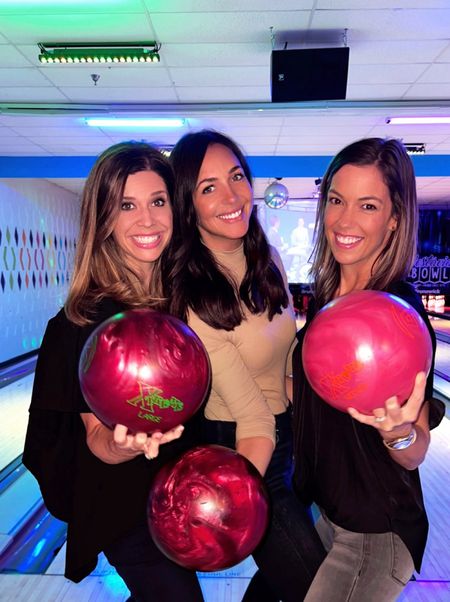 3 balls 3 strikes we’re out … on the town 🎉🎉 love getting to celebrate anne lyle’s birthday by bowling with the best 🎳💯🙌🫶 linking this perfect neutral top from @walmart in my bio ❤️❤️ #walmartFashion #WalmartPartner 

#LTKunder50 #LTKunder100 #LTKSeasonal