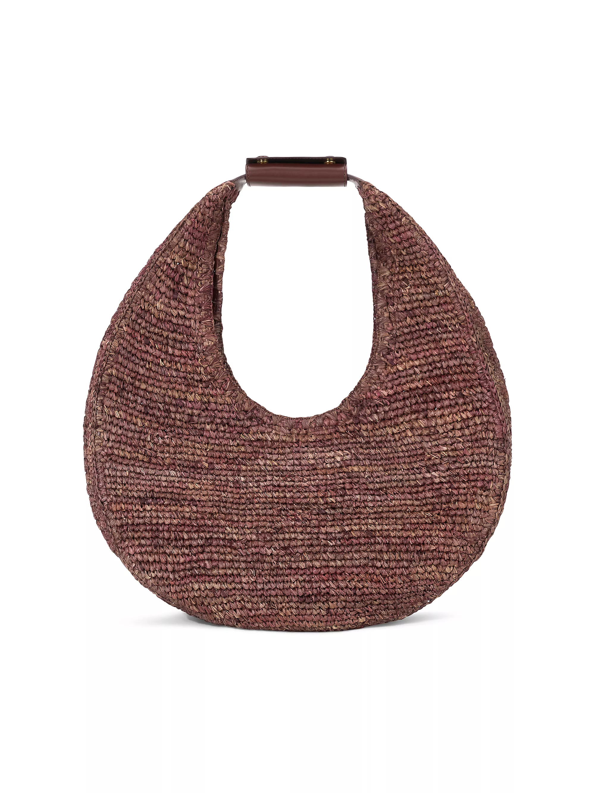 Large Moon Raffia Hobo Bag | Saks Fifth Avenue