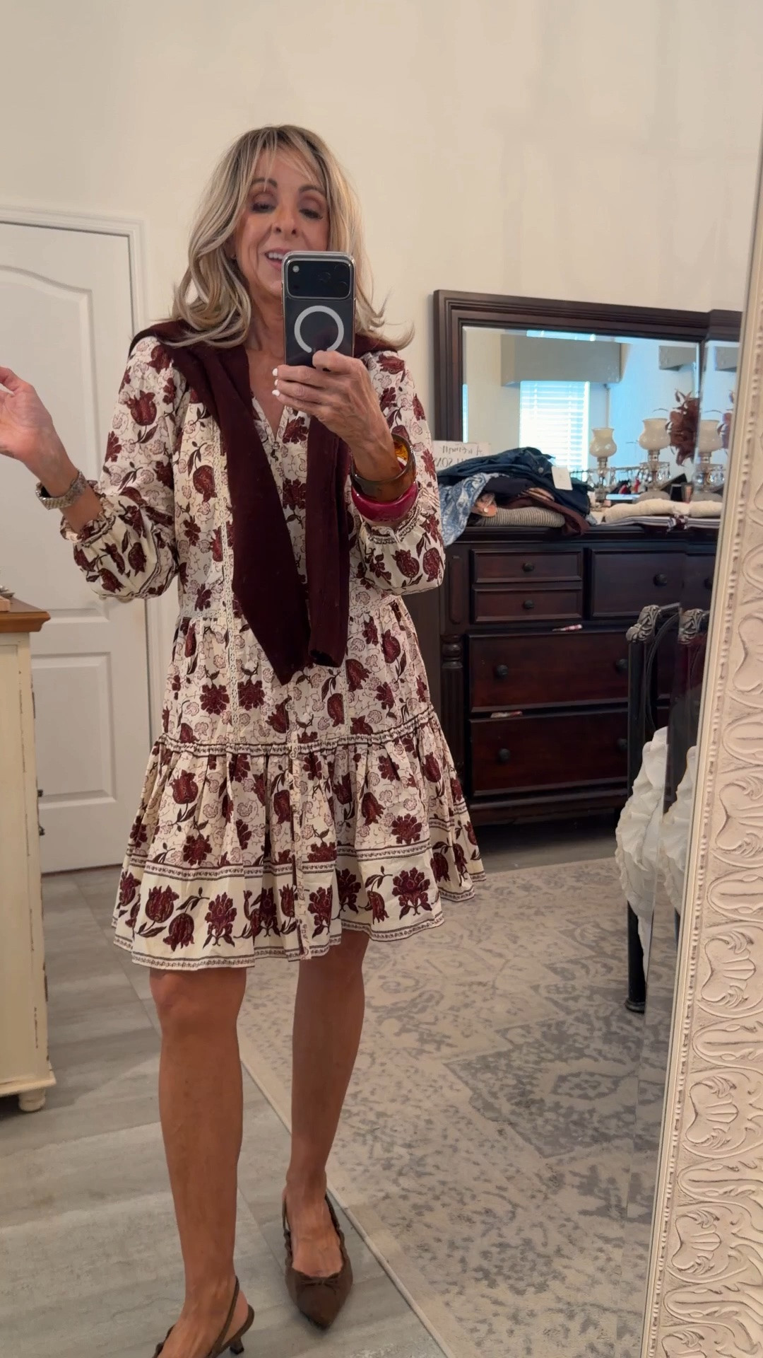 Fall dress! 
Wearing an XS

#LTKxWalmart #LTKOver40
