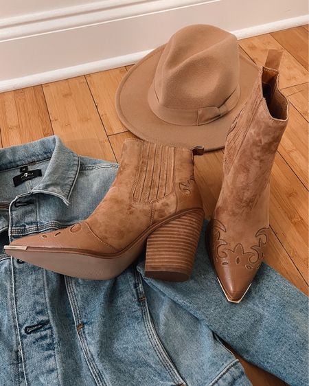 Seriously the only boots I want to wear this fall. The perfect mix because a cowboy / western style boot and your favorite Steve Madden fall bootie  

#LTKshoecrush #LTKSeasonal #LTKstyletip