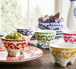 Puebla Porcelain Mini Molcajetes - Set of 4 | Pottery Barn (US)