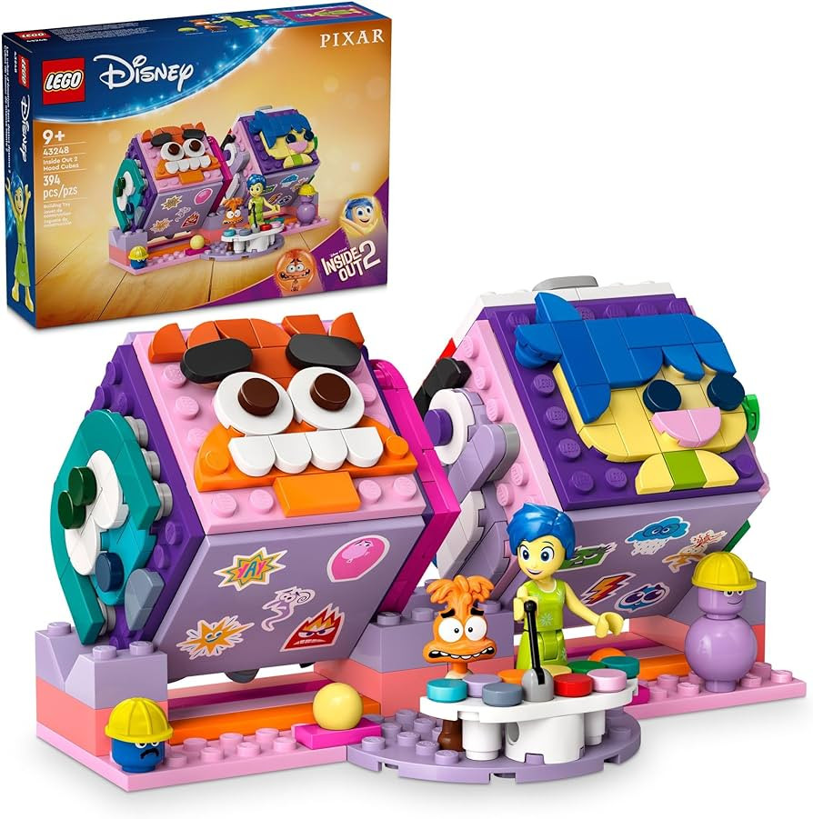 LEGO|Disney Inside Out 2 Mood Cubes from Pixar, Disney Toy Building Kit from The Movie, Fun Fanta... | Amazon (US)